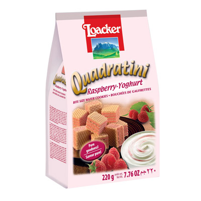 Quadratini : Raspberry - Yogurt