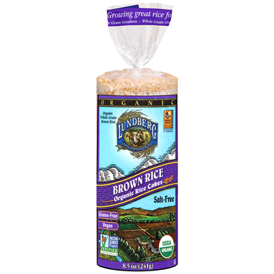 Organic Rice Cakes : Brown Rice Salt-Free