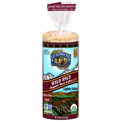 Organic Rice Cakes : Wild Rice Lightly Salted