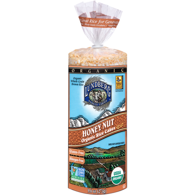 Organic Rice Cakes : Honey Nut