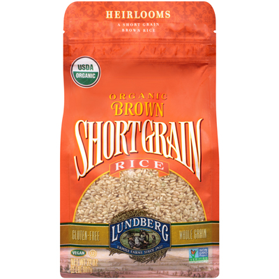 Organic Brown Rice : Short Grain