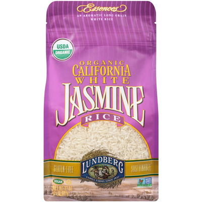Organic White Rice : California Jasmine