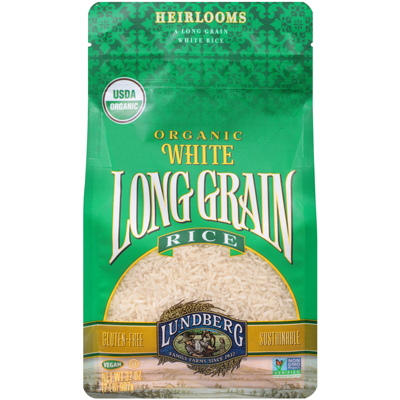 Organic White Rice : Long Grain