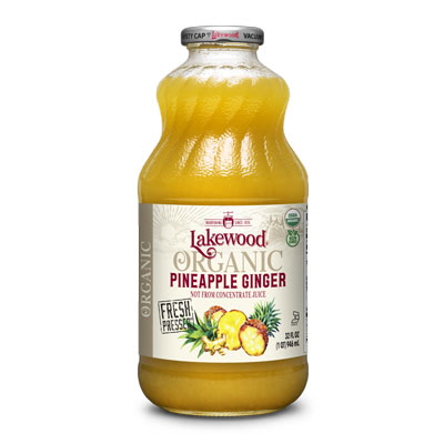Organic Juices : Pineapple Ginger