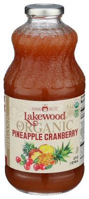 Organic Juices : Pineapple Cranberry