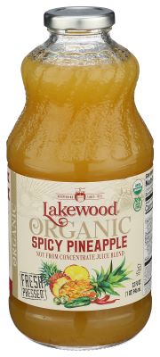 Organic Juices : Spicy Pineapple