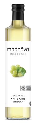 MADHAVA ORG WHITE WINE VINEGAR #40101