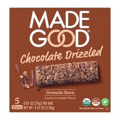 MADEGOOD CHO DRIZZLE BAR COOKIE CRUMBLE