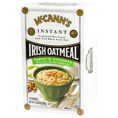 Instant Irish Oatmeal : Apples & Cinnamon