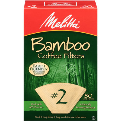 Coffee Filters : No. 2 Bamboo (80ct)
