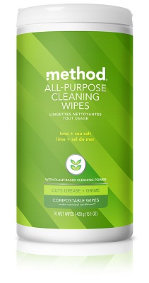 METHOD APC WIPE 70ct LIME SEA SALT