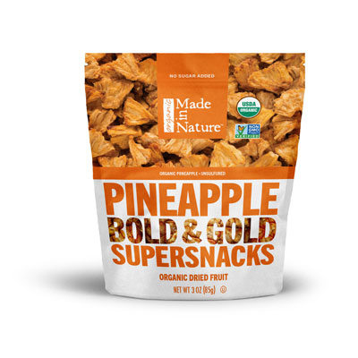 Organic Dried Fruits : Pineapple
