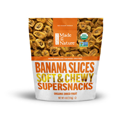 Organic Dried Fruits : Banana Slices