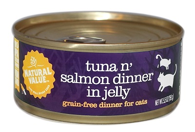 Cat Foods : Tuna n' Salmon Dinner in Jelly