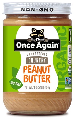 Organic Peanut Butter : Crunchy