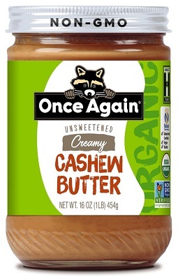 Organic Cashew Butter : Creamy