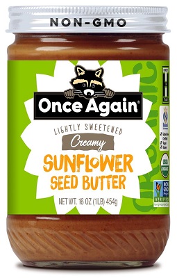 Organic Sunflower Seed Butter : Lightly Sweetened Creamy