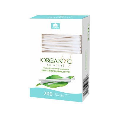 Organic Cotton Swabs (200ct)