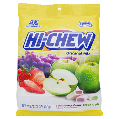 Fruit Chews : Strawberry, Grape & Green Apple Mix