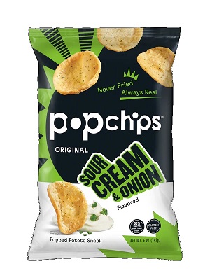 Popchips Potato : Sour Cream & Onion