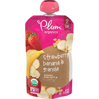 PLUM ORG SG2 STRAWBERRY BANANA GRANOLA
