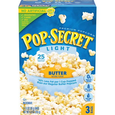 POP SECRET LIGHT BUTTER