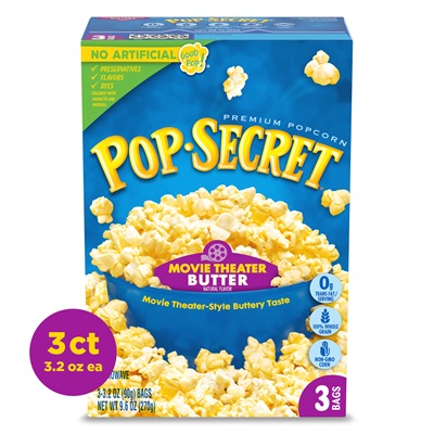 POP SECRET MOVIE THEATER BUTTER