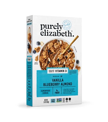 PURELY ELI. CEREAL VANILA BLUBRY ALMND