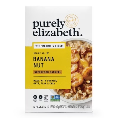 PURELY ELI. SUPERFOOD OATMEAL BANANA NUT