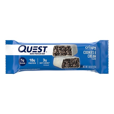 QUEST HERO BAR COOKIE CREAM