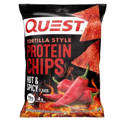 QUEST TORTILLA CHIPS HOT&SPICY #1354