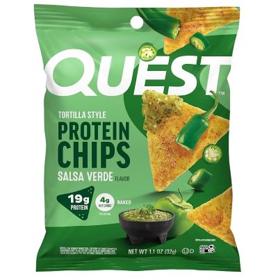 QUEST TORTILLA CHIPS SALSA VERDE #1641