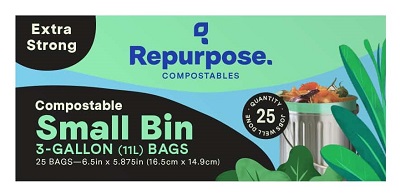 3 Gallon Small Bin Bags (25ct)