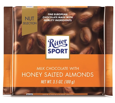 Milk Chocolate with Honey Salted Almonds