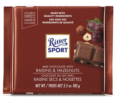 Milk Chocolate with Raisins & Hazelnuts