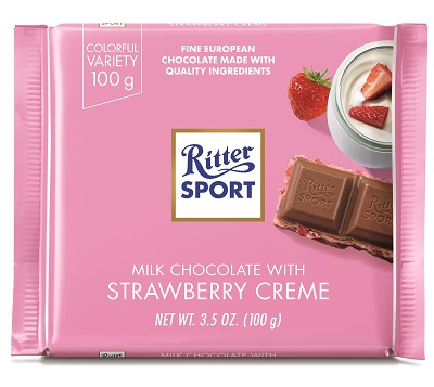 Milk Chocolate with Strawberry Creme