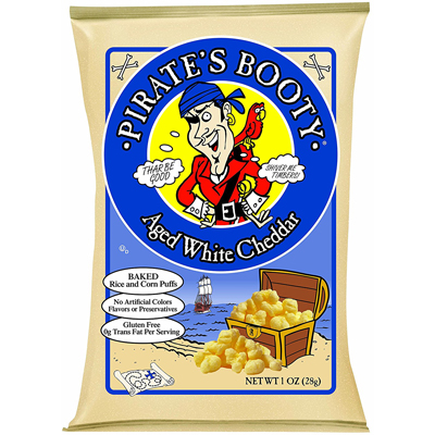 Rice & Corn Puffs : Aged White Cheddar (1oz)