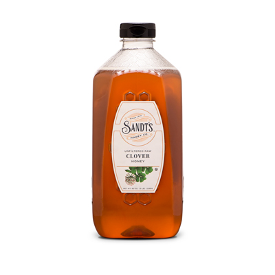 Unfiltered Raw Honey : Clover (5lb)
