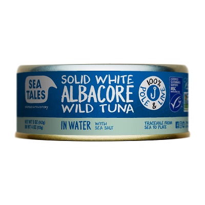 SEA TALES ALBACORE TUNA IN WATER SALT
