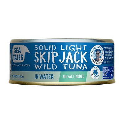 SEA TALES SKIPJACK TUNA IN WATER NO SALT