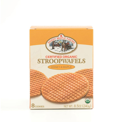 Organic Stroopwafels : Honey & Maple