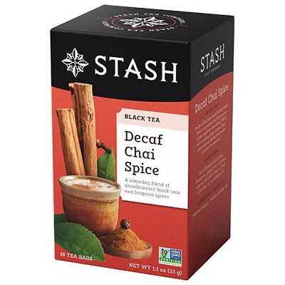 Decaffeinated Tea : Chai Spice