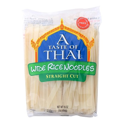 Rice Noodles : Wide Straight Cut