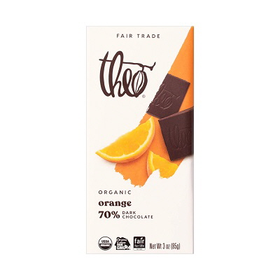 Organic Chocolate Bars : Orange 70% Dark
