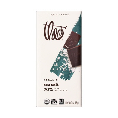 Organic Chocolate Bars : Sea Salt 70% Dark