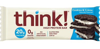 High Protein Bars : Cookies & Creme