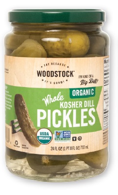 Organic Kosher Whole Dill Pickles