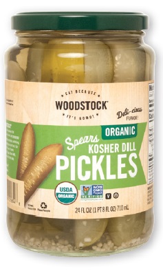 Organic Kosher Dill Pickle Spears