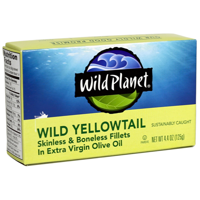 Wild Yellowtail Skinless & Boneless Fillets in Extra Virgin Olive Oil