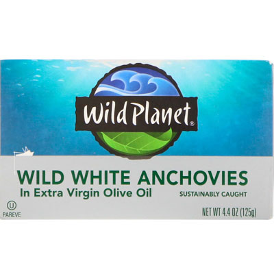 Wild White Anchovies in Extra Virgin Olive Oil